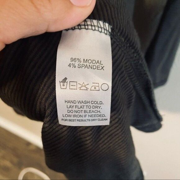 Sea Gypsies Long Sleeve Tunic Dress Olive Green Striped with Pockets Sz. Small - Picture 5 of 10